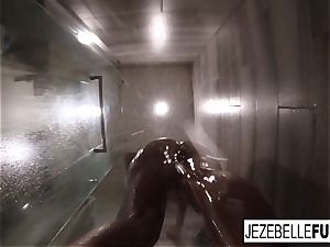 Jezebelle Bond super-steamy super-hot shower