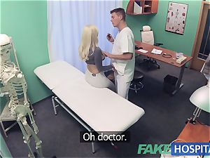 fake health center super-hot Italian babe with huge knockers